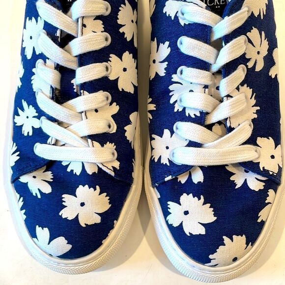 J.Crew Floral Printed Sneakers Women's Size 7.5 - Picture 5 of 8